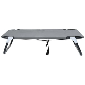 Hundsäng Ljusgrå 80 x 55 x 18 cm Stål