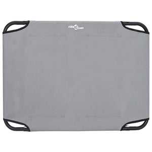 Hundsäng Ljusgrå 80 x 55 x 18 cm Stål