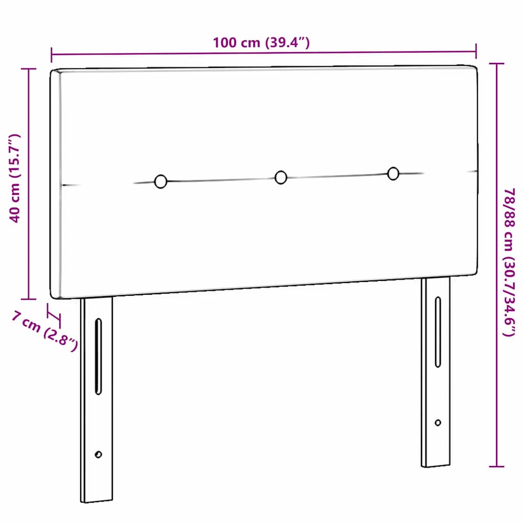 LED huvuddyna med LED -remsljus Svart 100 cm Polyester