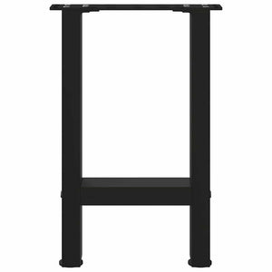 Soffbordsben svarta 2 st 38x(42-43) cm stål