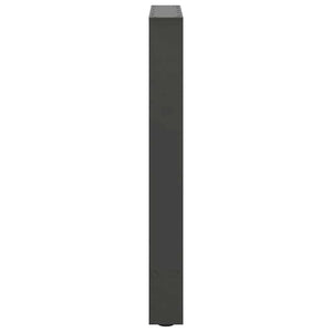 Matbordsben antracit 2 st 60x(72-73) cm stål