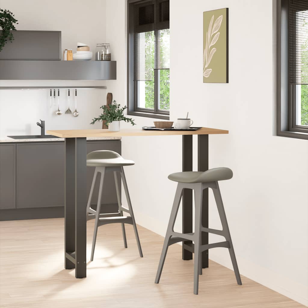 Barbordsben antracit 2 st 40x(110-111) cm stål