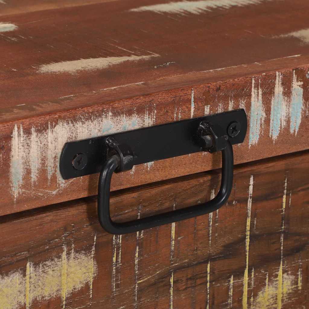 Förvaringskistor 80 x 30 x 30 cm Massivt återvunnet trä