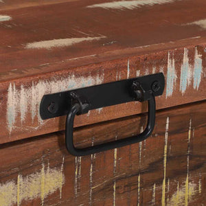 Förvaringskistor 80 x 30 x 30 cm Massivt återvunnet trä