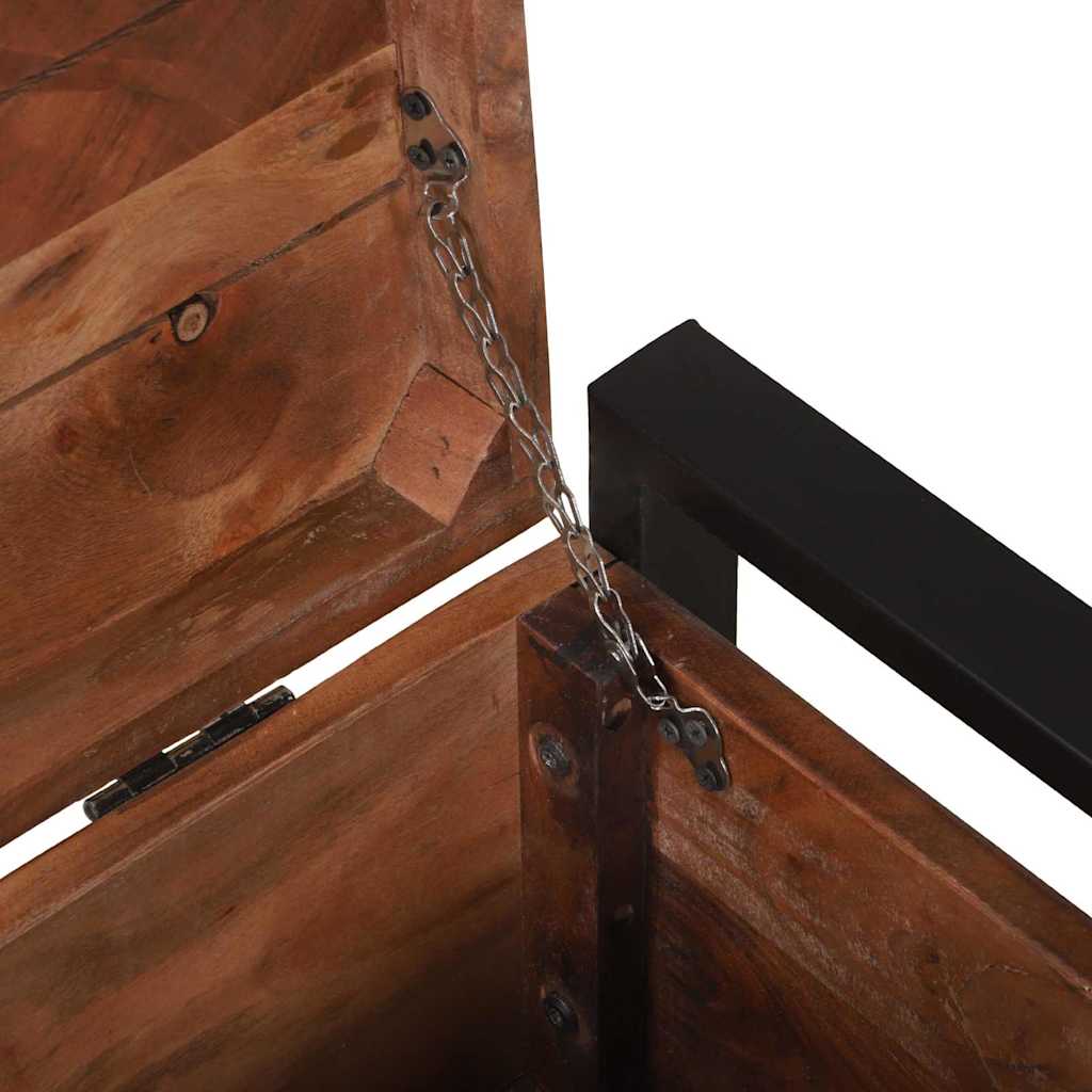 Förvaringskistor 80 x 30 x 30 cm Massivt återvunnet trä