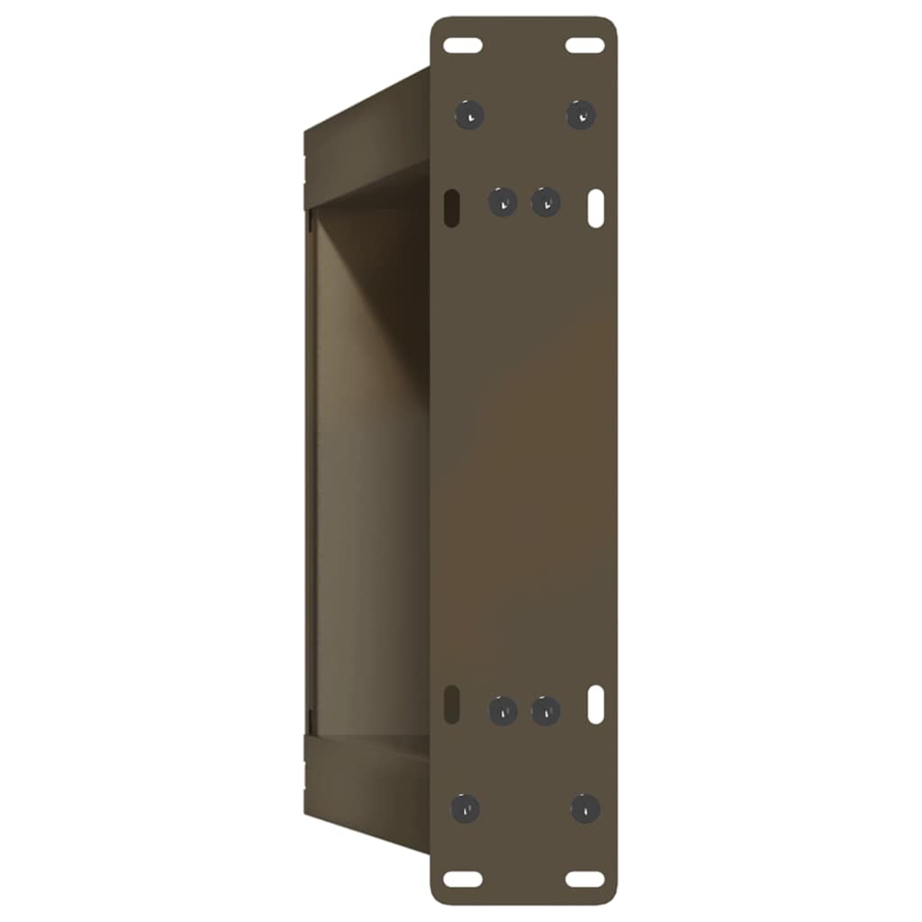 Soffbordsben U-formade 2 st naturstål 28x(42-43) cm stål