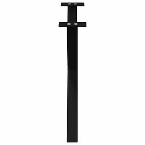 Soffbordsben X-formade 2 st svarta 70x(42-43) cm stål