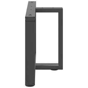Soffbordsben T-formade 2 st antracit 60x25x(42-43) cm stål