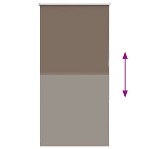 Rullgardin mörkläggningskaffe 65x150 cm tyg bredd 60,7 cm