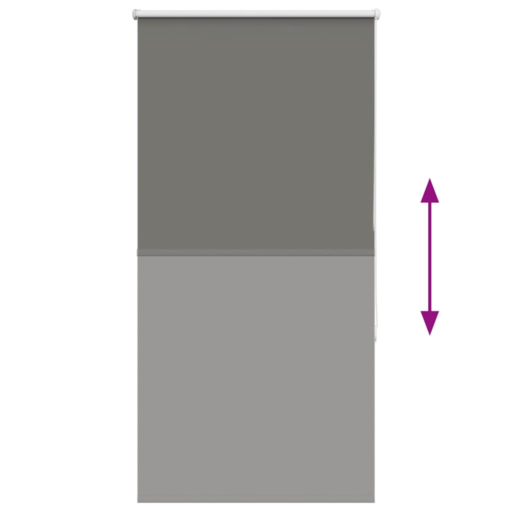 Rullgardin mörkläggning grå 65x130 cm tyg bredd 60,7 cm