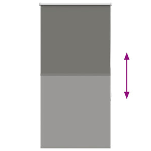 Rullgardin mörkläggning grå 65x130 cm tyg bredd 60,7 cm