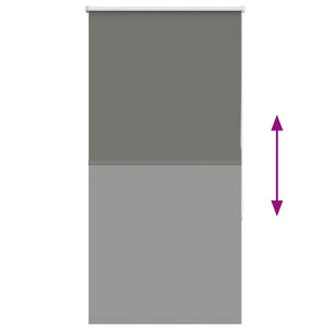 Rullgardin mörkläggning grå 70x175 cm tyg bredd 65,7 cm