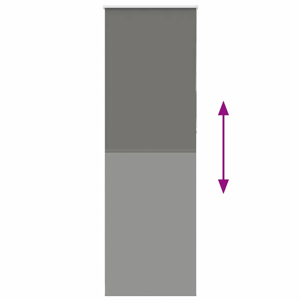 Rullgardin mörkläggning grå 70x210 cm tyg bredd 65,7 cm