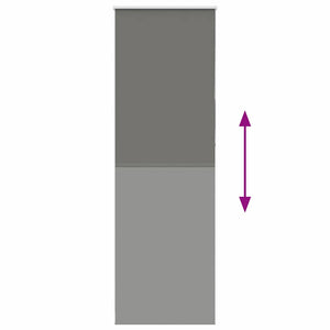 Rullgardin mörkläggning grå 70x210 cm tyg bredd 65,7 cm