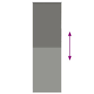 Rullgardin mörkläggning grå 80x210 cm tyg bredd 75,7 cm