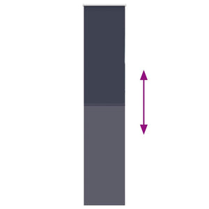 Rullgardin mörkläggning marin 40x230 cm tyg bredd 35,7 cm