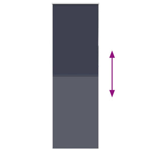 Rullgardin mörkläggning marin 70x230 cm tyg bredd 65,7 cm