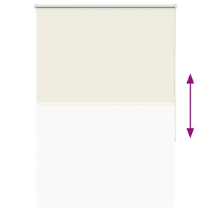 Rullgardin mörkläggning naturvit 95x150 cm tyg bredd 90,7 cm