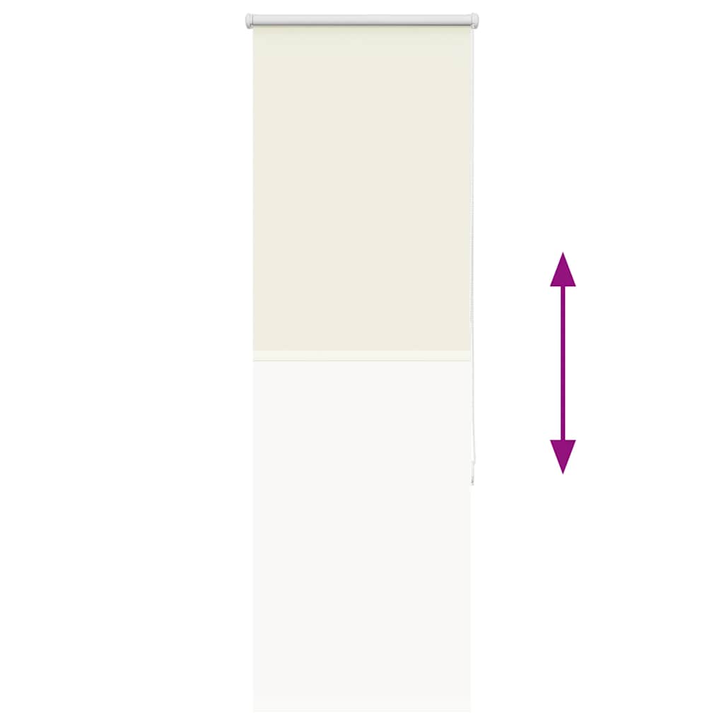 Rullgardin mörkläggning naturvit 40x175 cm tyg bredd 35,7 cm