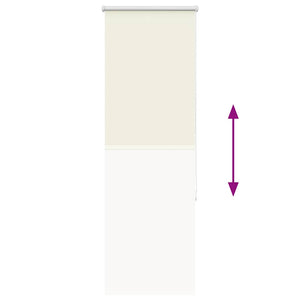 Rullgardin mörkläggning naturvit 40x175 cm tyg bredd 35,7 cm