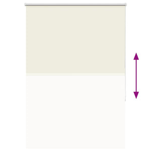 Rullgardin mörkläggning naturvit 100x175 cm tyg bredd 95,7 cm