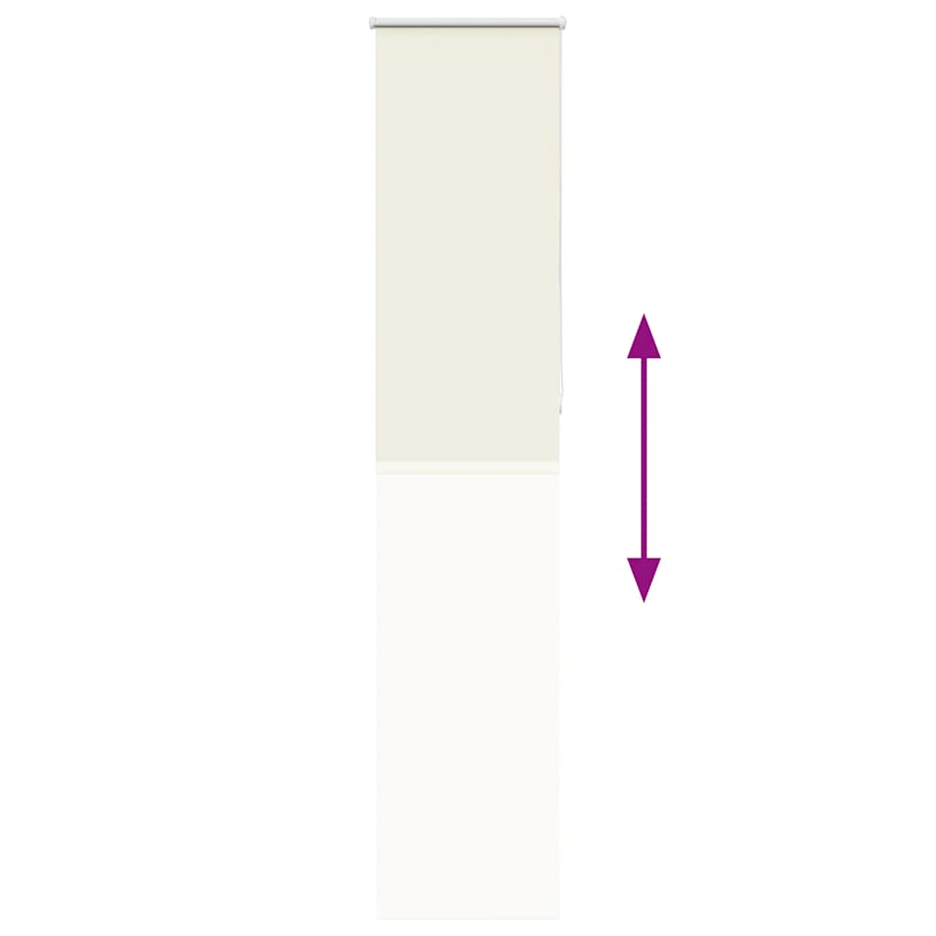 Rullgardin mörkläggning naturvit 50x210 cm tyg bredd 45,7 cm