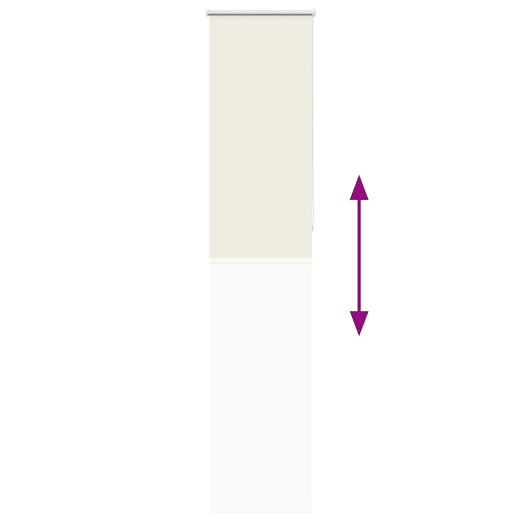 Rullgardin mörkläggning naturvit 40x230 cm tyg bredd 35,7 cm