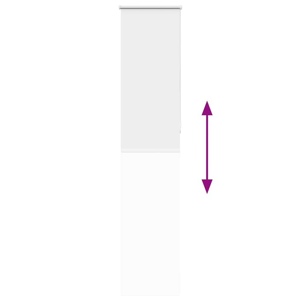 Rullgardin mörkläggning vit 50x210 cm tyg bredd 45,7 cm