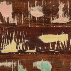 Soffbord flerfärgad 90x50x36 cm massivt återvunnet trä