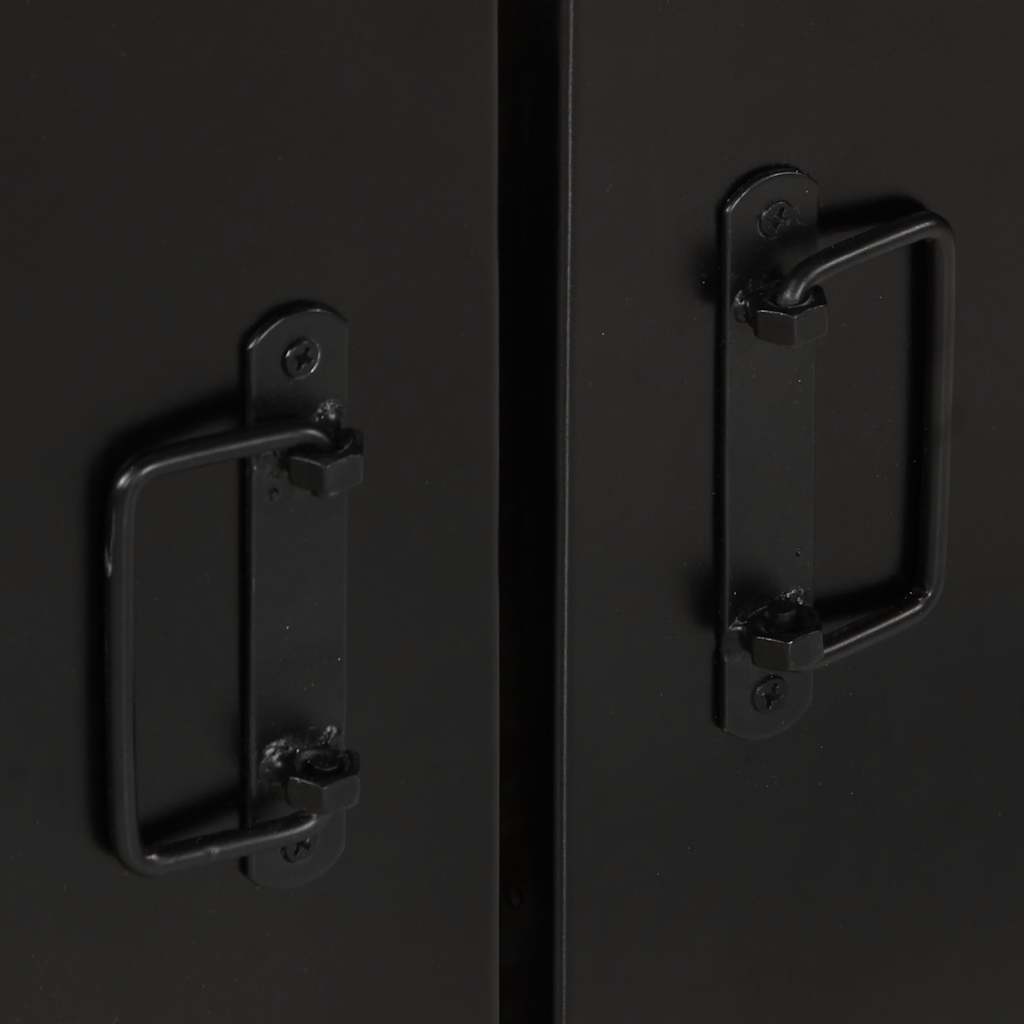 Skänk flerfärgad 55x35x70 cm massivt återvunnet trä