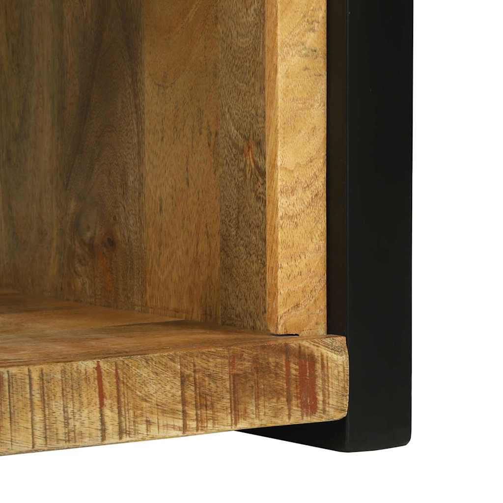 Väggkub med lagring Brun 55 x 35 x 40 cm Massivt mangoträ