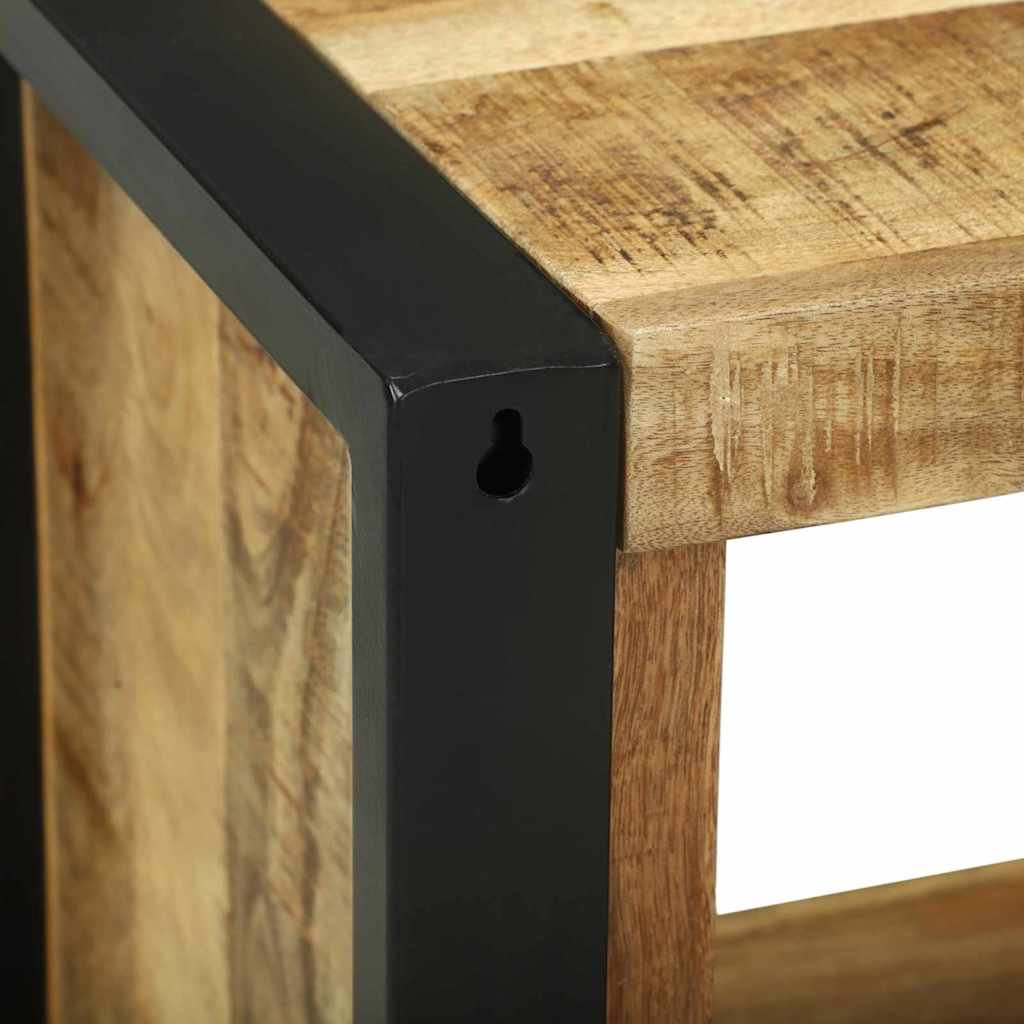 Väggkub med lagring Brun 55 x 35 x 40 cm Massivt mangoträ