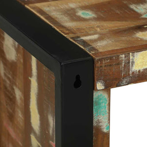 Väggkub med lagring Brun 55 x 35 x 40 cm Solid återvunnen trä