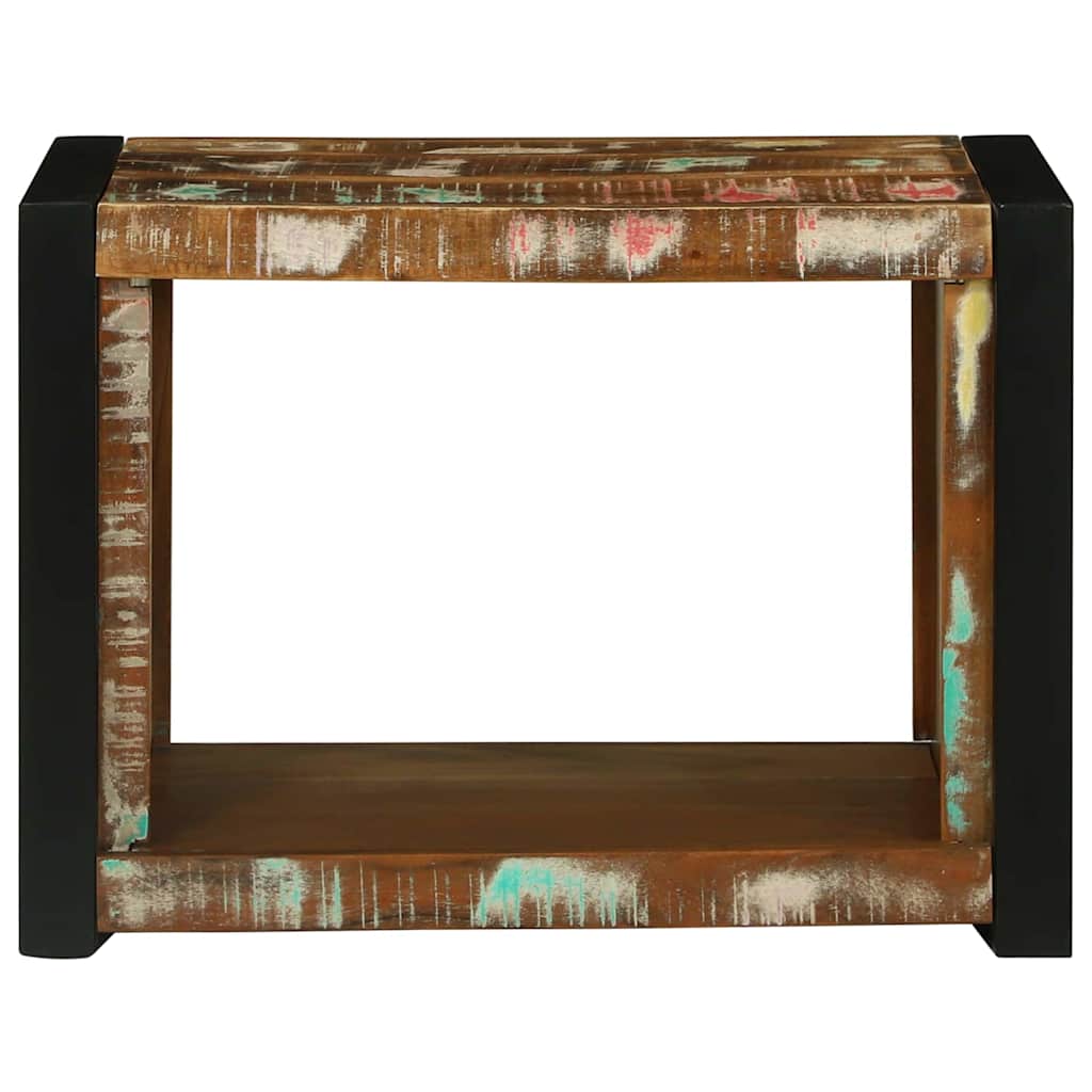 Väggkub med lagring Brun 55 x 35 x 40 cm Solid återvunnen trä