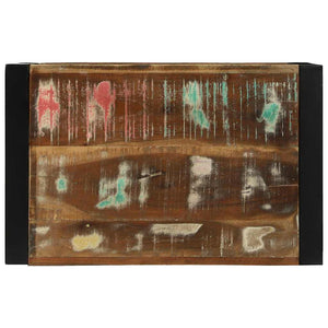 Väggkub med lagring Brun 55 x 35 x 40 cm Solid återvunnen trä