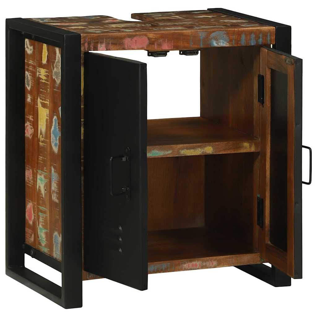 Diskbänksskåp Brun 55 x 35 x 60 cm Solid återvunnen trä