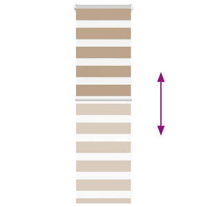 Rullgardin zebra 45x100 cm tyg bredd 40,9 cm polyester