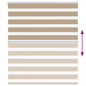 Rullgardin zebra 125x100 cm tyg bredd 120,9 cm polyester