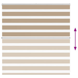 Rullgardin zebra 145x100 cm tyg bredd 140,9 cm polyester