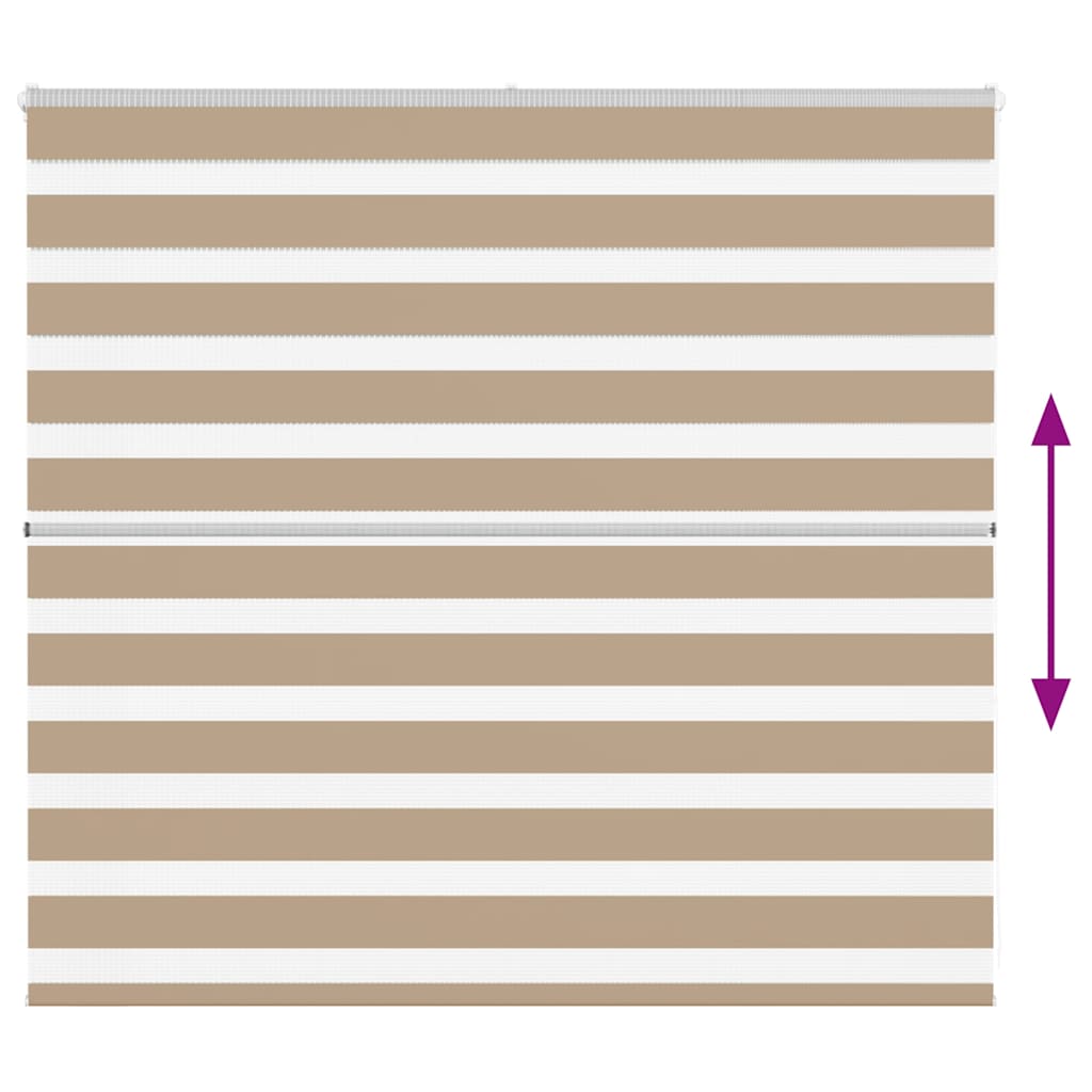 Rullgardin zebra 155x100 cm tyg bredd 150,9 cm polyester