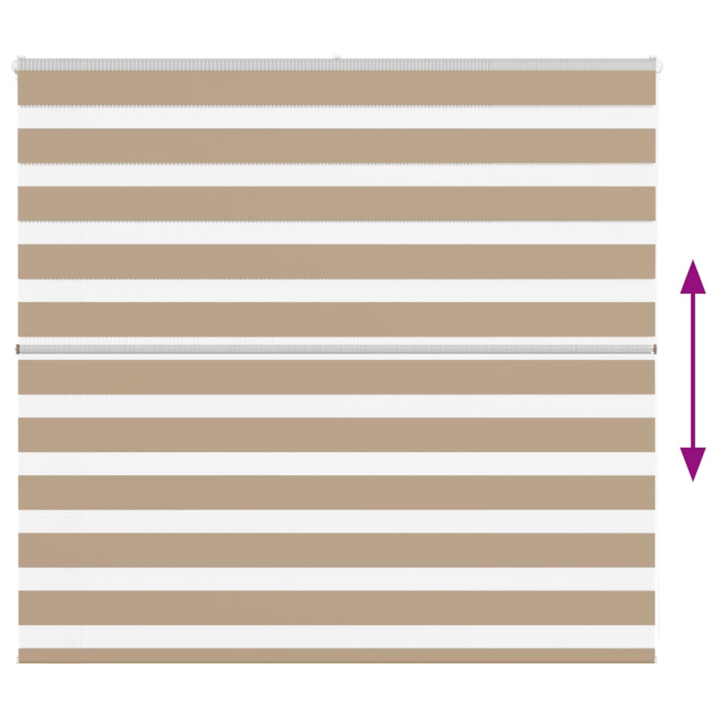 Rullgardin zebra 160x100 cm tyg bredd 155,9 cm polyester