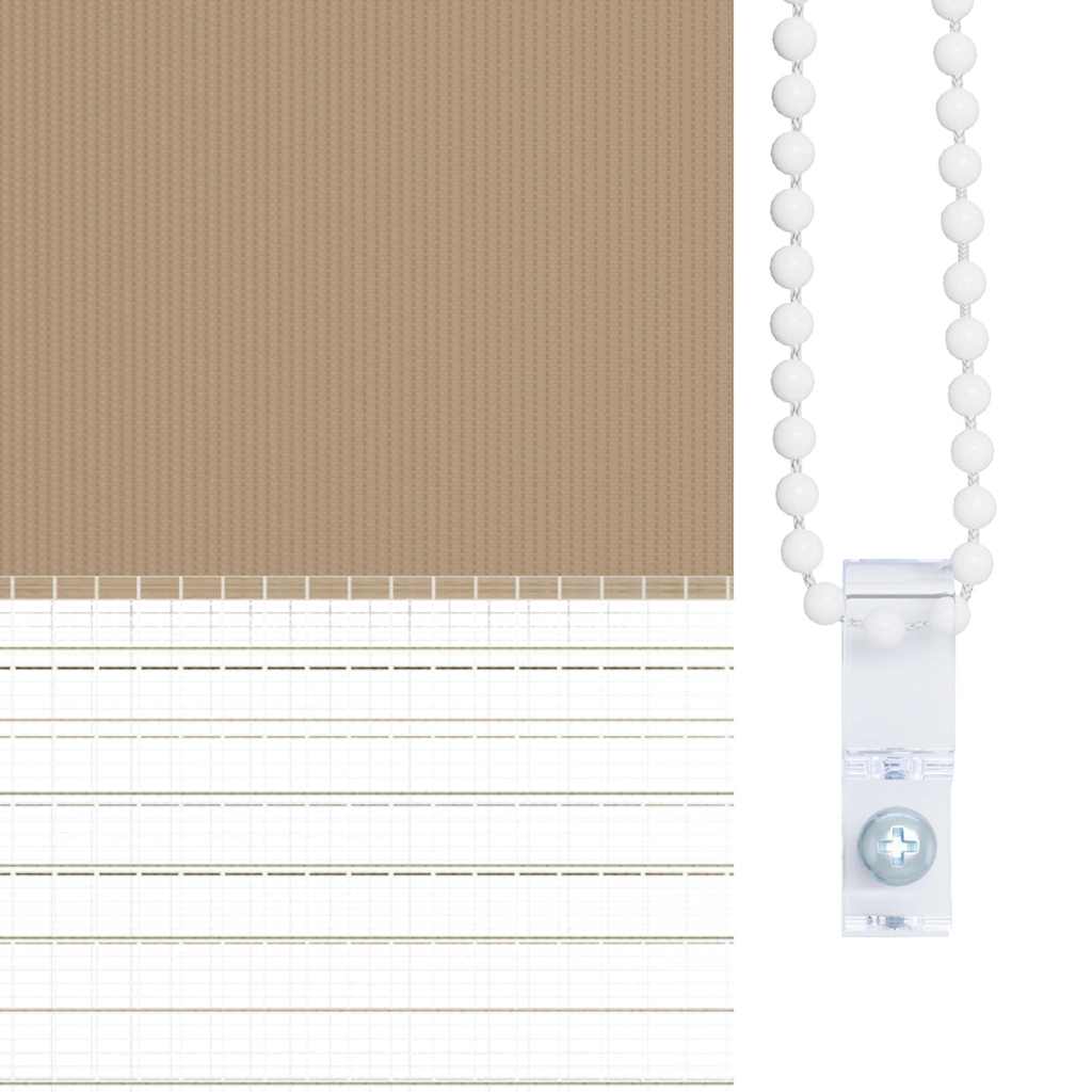 Rullgardin zebra 160x100 cm tyg bredd 155,9 cm polyester