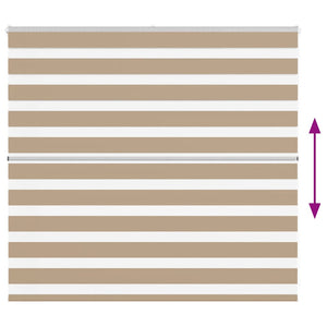 Rullgardin zebra 165x100 cm tyg bredd 160,9 cm polyester