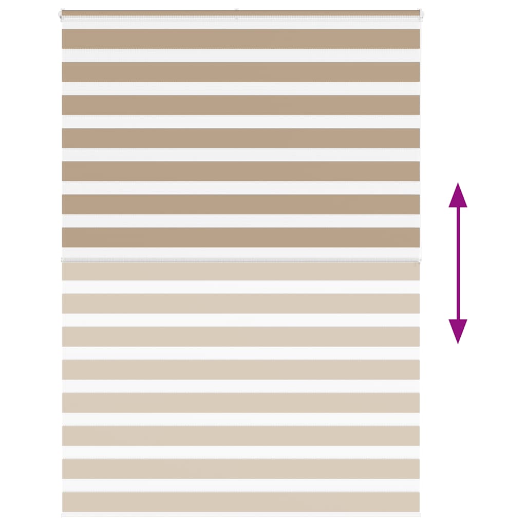 Rullgardin zebra 155x200 cm tyg bredd 150,9 cm polyester