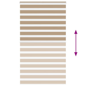 Rullgardin zebra 125x230 cm tyg bredd 120,9 cm polyester