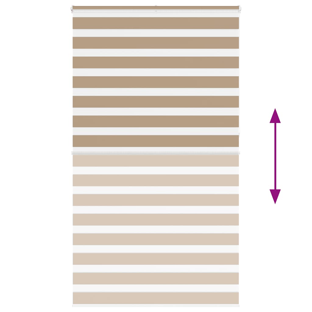 Rullgardin zebra 135x230 cm tyg bredd 130,9 cm polyester