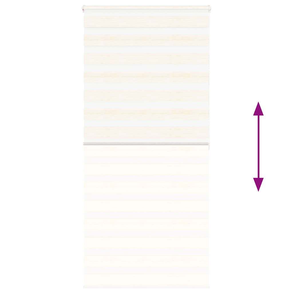 Rullgardin zebra 105x200 cm tyg bredd 100,9 cm polyester