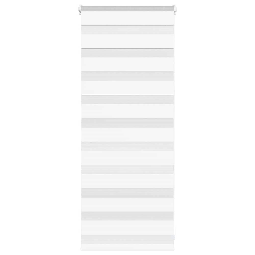 Rullgardin zebra vit 60x100 cm tyg bredd 55,9 cm polyester