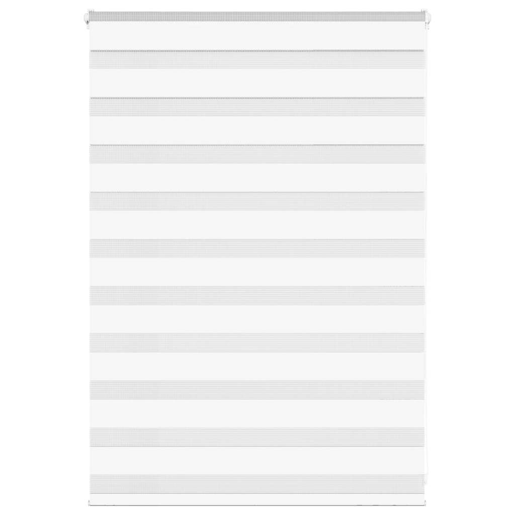 Rullgardin zebra vit 95x100 cm tyg bredd 90,9 cm polyester