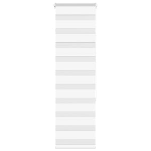 Rullgardin zebra vit 40x150 cm tyg bredd 35,9 cm polyester